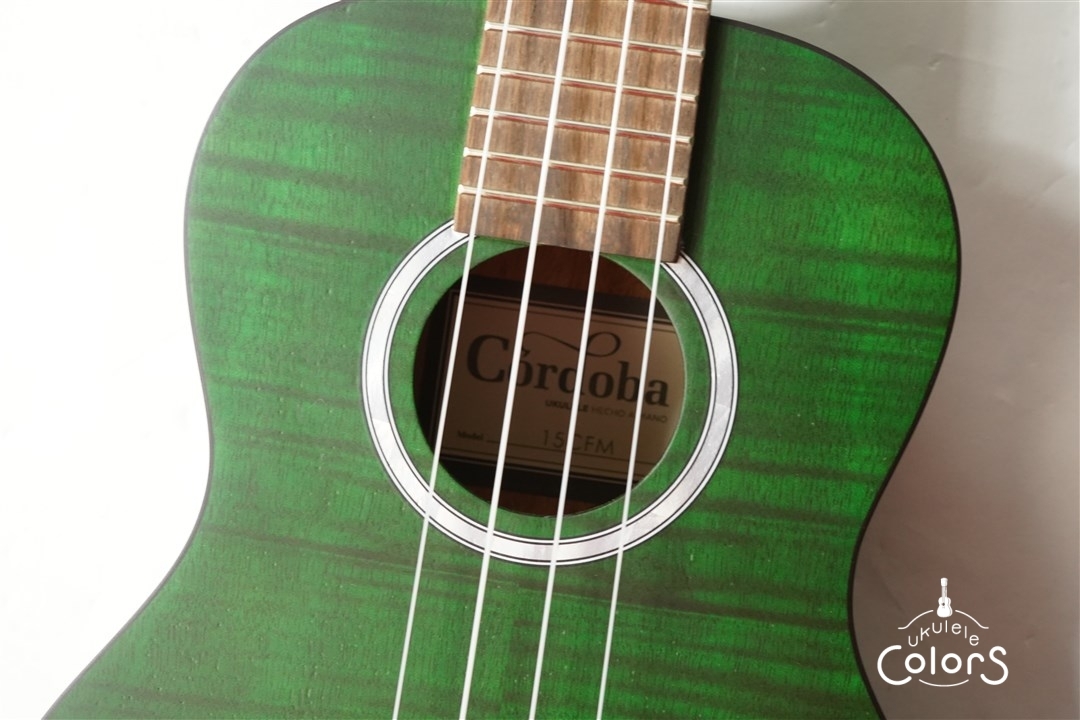 Cordoba 15CFM - Jade Green | ウクレレカラーズ Online Store